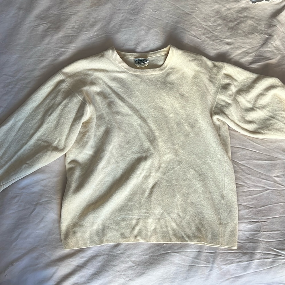 Vintage cream sweater